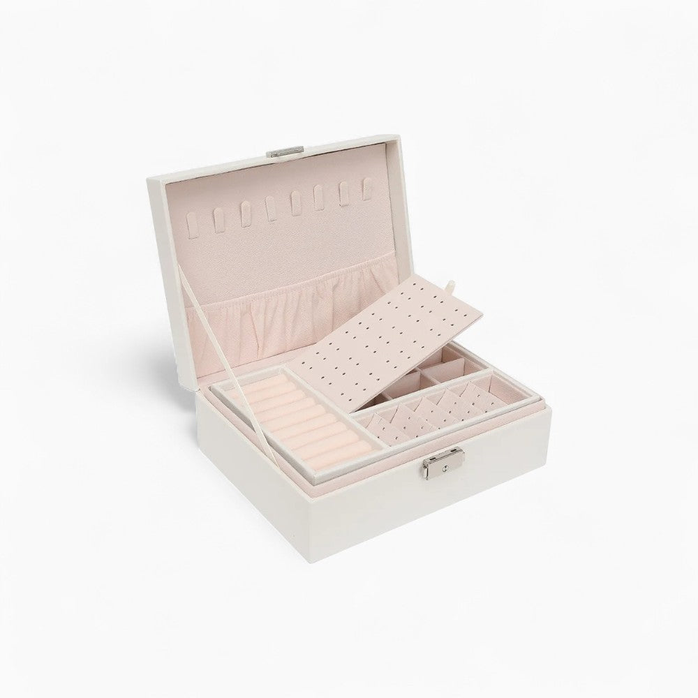 Boîte à Bijoux Cuir - Rangement Pratique et Élégant