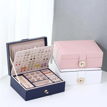 Boîte à Bijoux de Voyage avec Compartiments