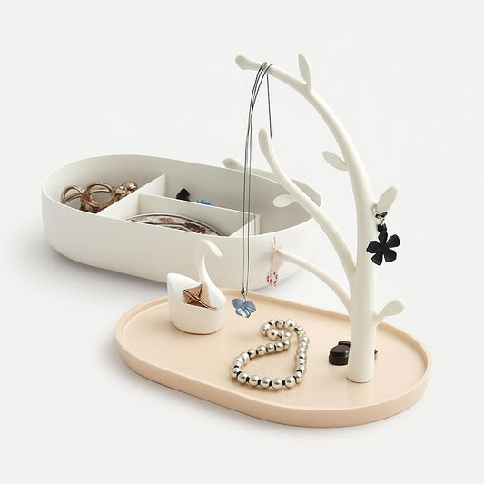Arbre à Bijoux avec Cygne - Support Élégant