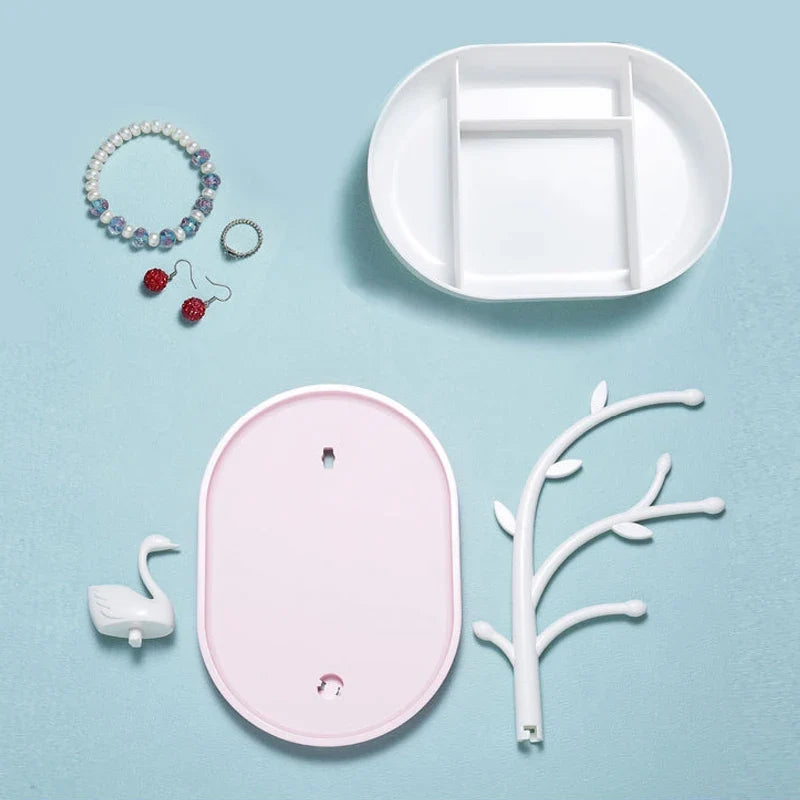 Arbre à Bijoux avec Cygne - Support Élégant