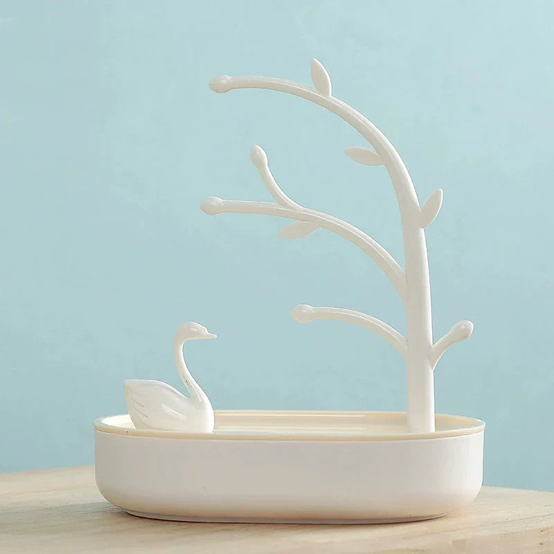 Arbre à Bijoux avec Cygne - Support Élégant