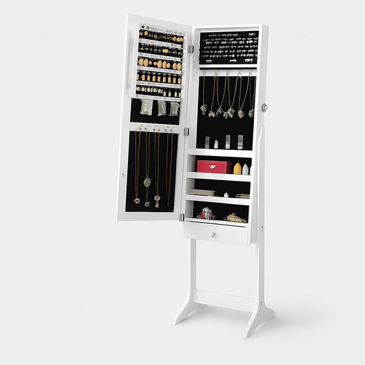 Armoire à Bijoux Miroir avec Rangement Pratique
