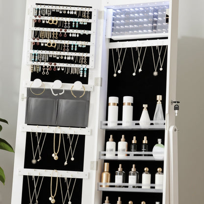 Armoire à Bijoux LED avec Miroir et Tiroirs