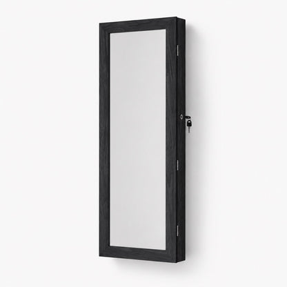 Armoire à Bijoux Mural avec Miroir