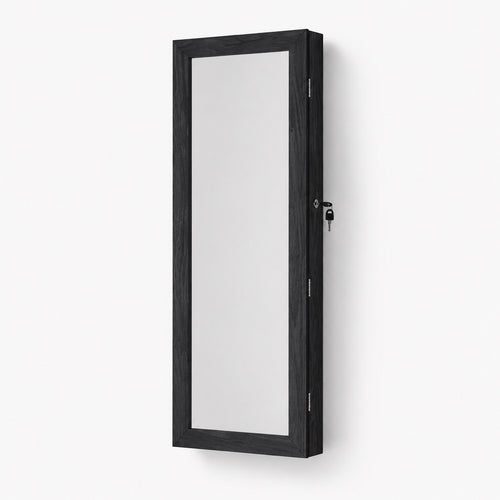 Armoire à Bijoux Mural avec Miroir