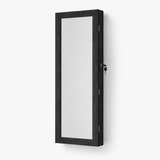 Armoire à Bijoux Mural avec Miroir