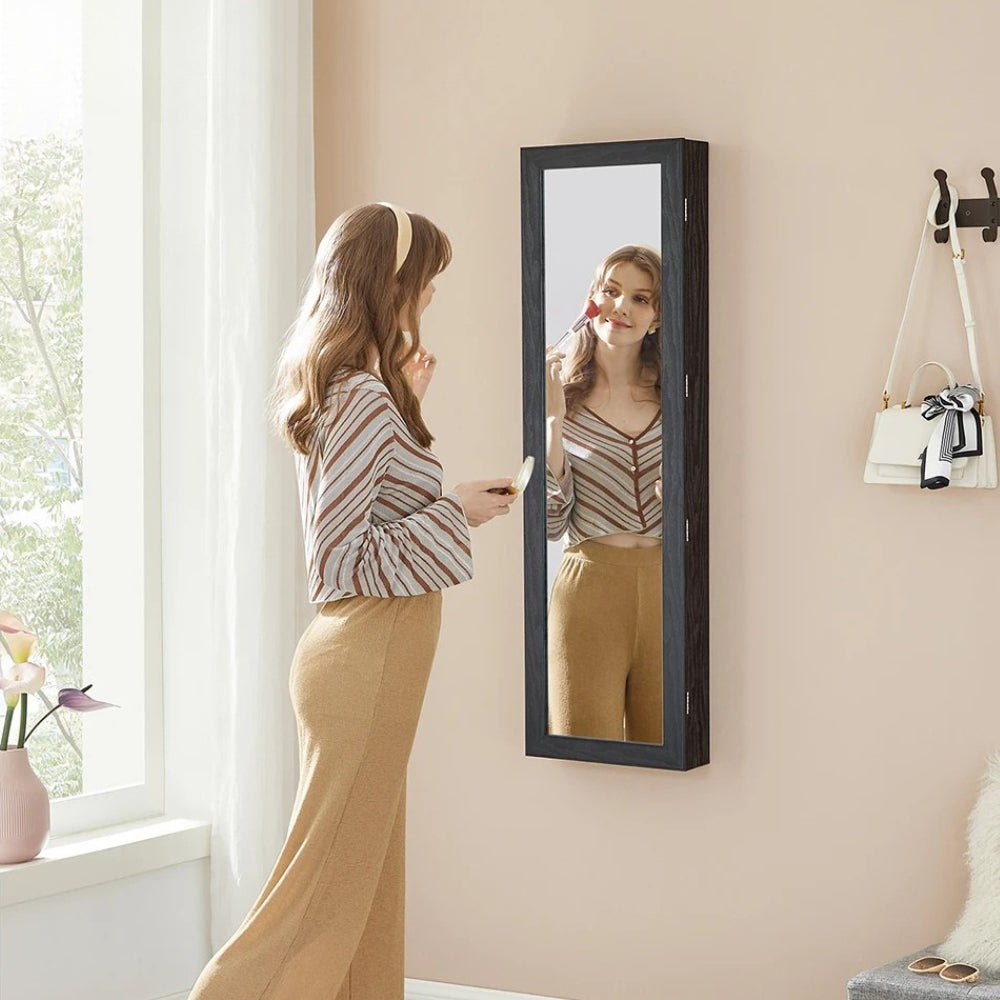 Armoire à Bijoux Mural avec Miroir