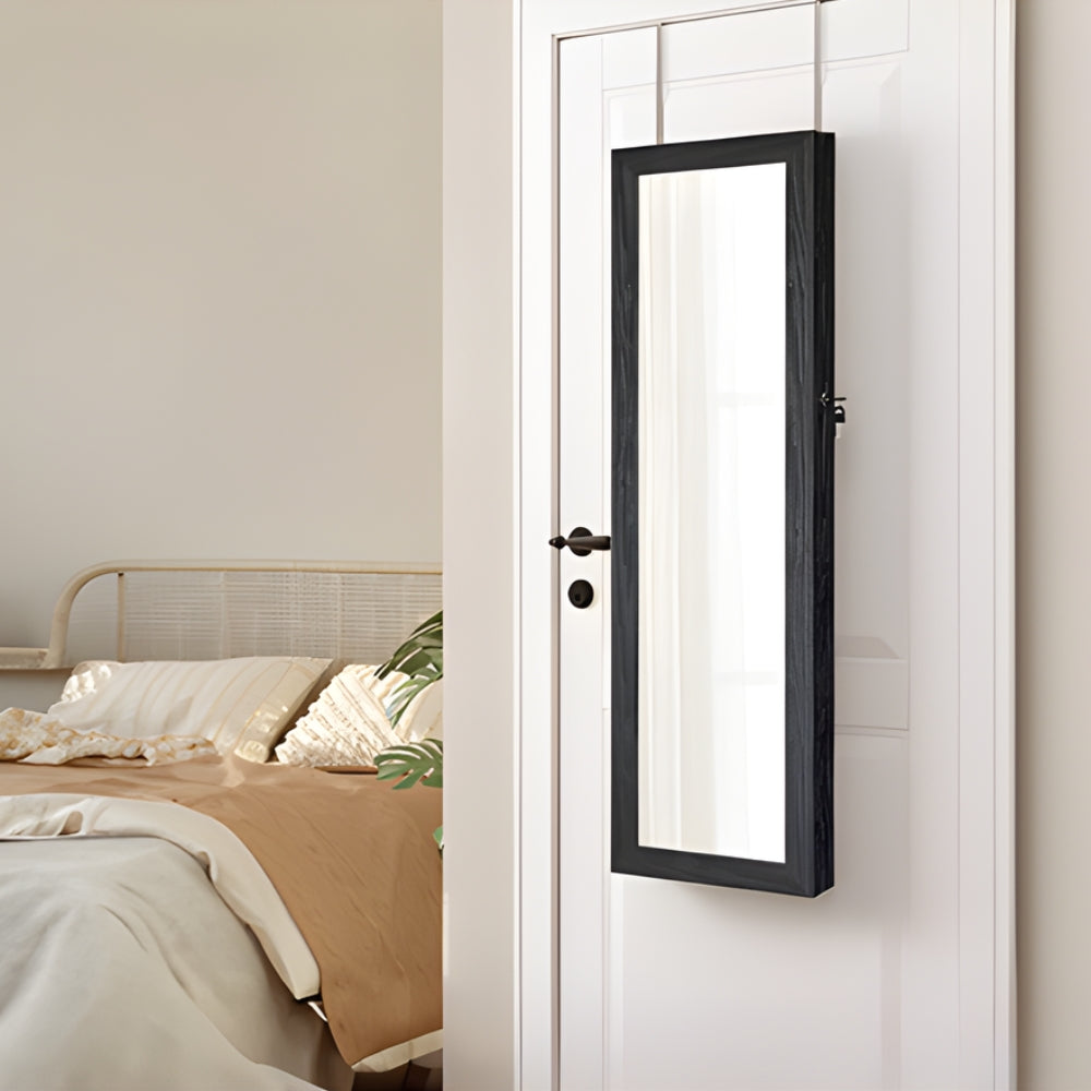 Armoire à Bijoux Mural avec Miroir