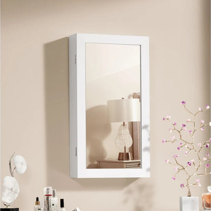 Armoire à Bijoux Murale avec Miroir