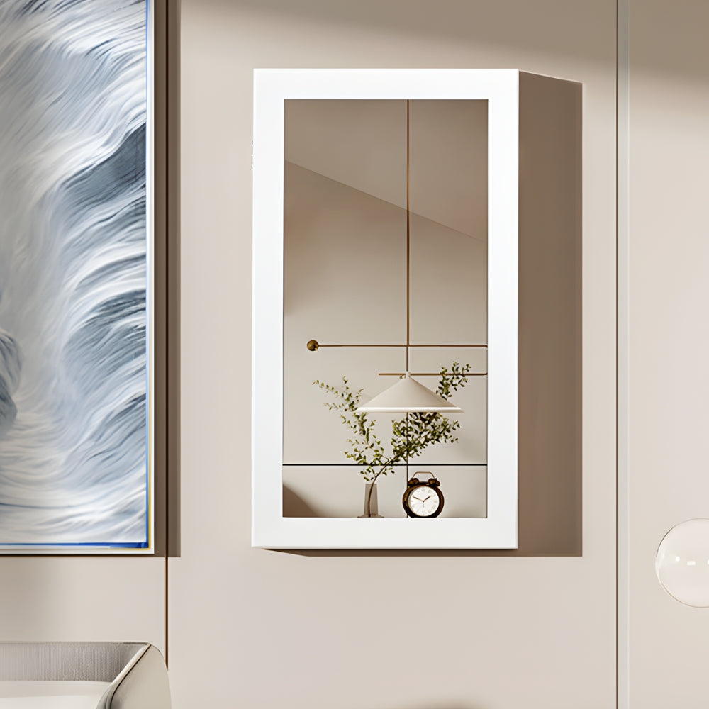 Armoire à Bijoux Murale avec Miroir