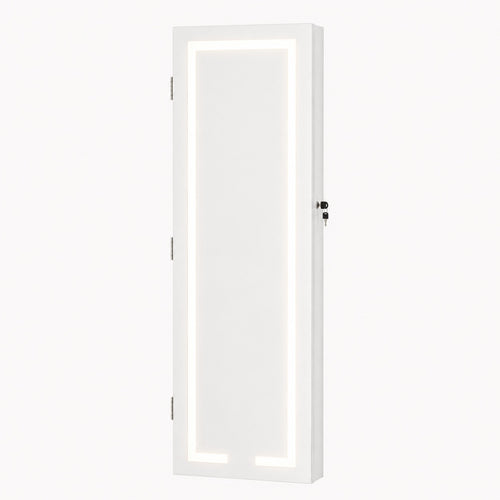 Armoire Bijoux Murale LED avec Miroir