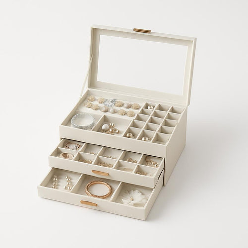 Boîte à Bijoux avec Tiroirs - Rangement Pratique