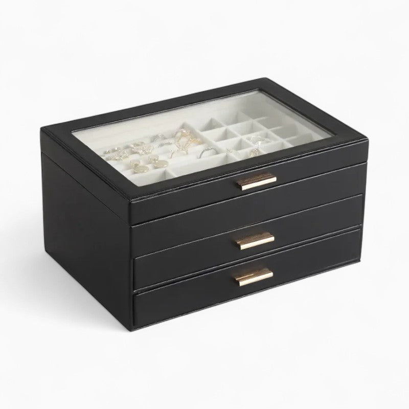 Boîte à Bijoux avec Tiroirs - Rangement Pratique