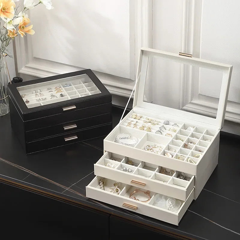 Boîte à Bijoux avec Tiroirs - Rangement Pratique