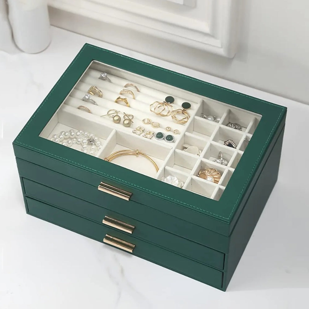 Boîte à Bijoux avec Tiroirs - Rangement Pratique