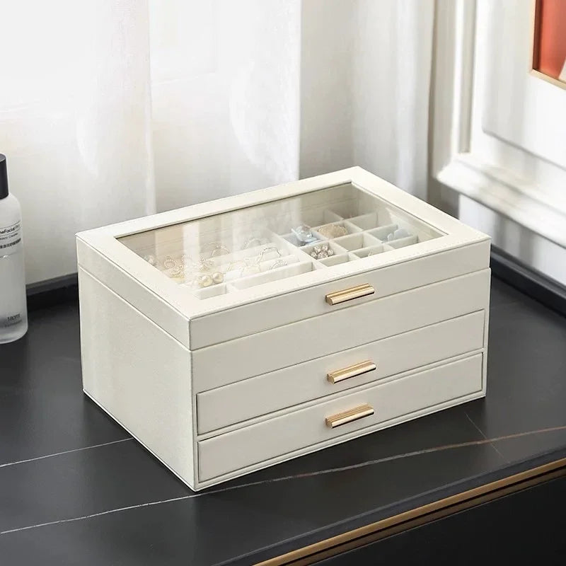 Boîte à Bijoux avec Tiroirs - Rangement Pratique