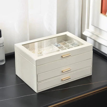 Boîte à Bijoux avec Tiroirs - Rangement Pratique