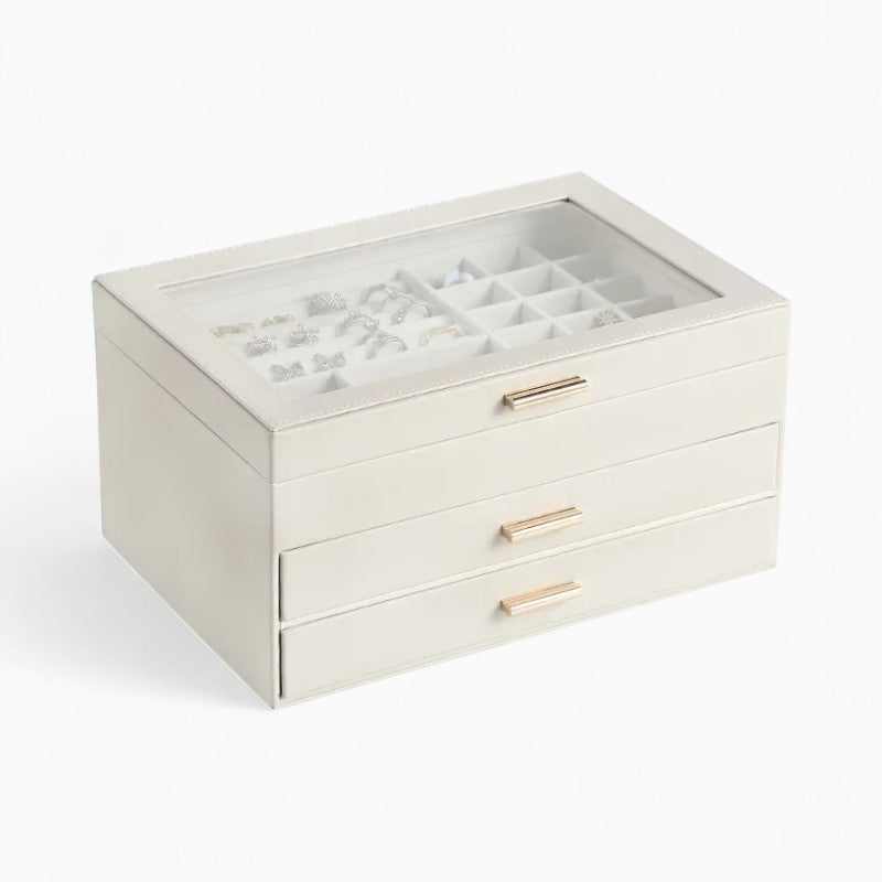 Boîte à Bijoux avec Tiroirs - Rangement Pratique