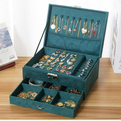Boîte à Bijoux 3 Niveaux Compacte