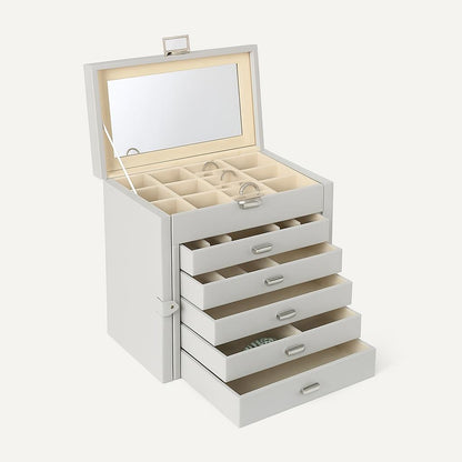 Boîte à Bijoux 5 Tiroirs Pratique et Élégante