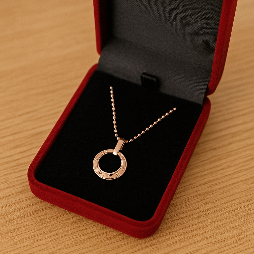 Boîte à Bijoux Velours pour Collier