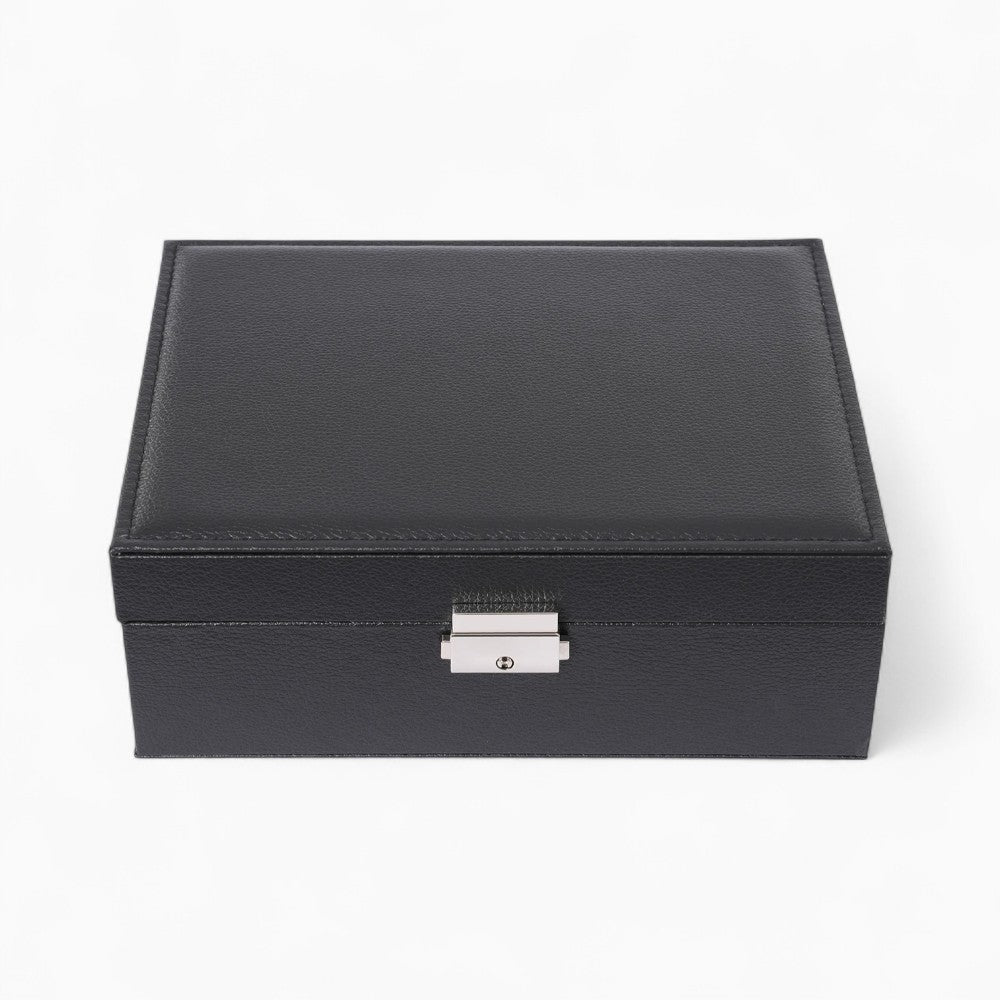 Boîte à Bijoux en Cuir pour Rangement
