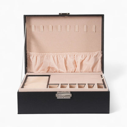 Boîte à Bijoux en Cuir pour Rangement