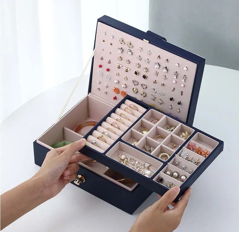Boîte à Bijoux Voyage Compartiments Pratiques