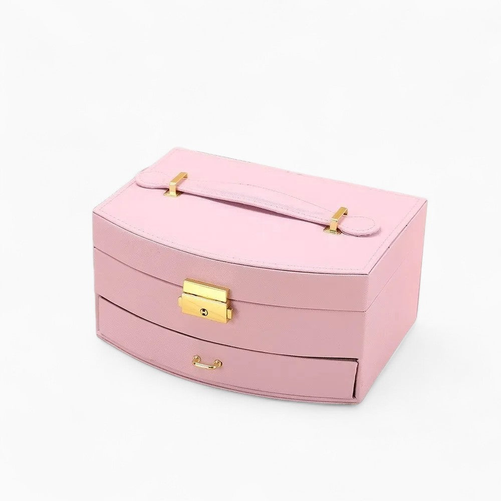 Boîte à Bijoux Voyage - Miroir Pratique Inclus
