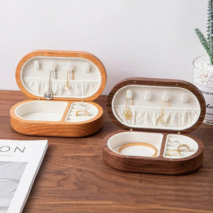 Boîte à Bijoux Voyage Bois - Compacte et Élégante