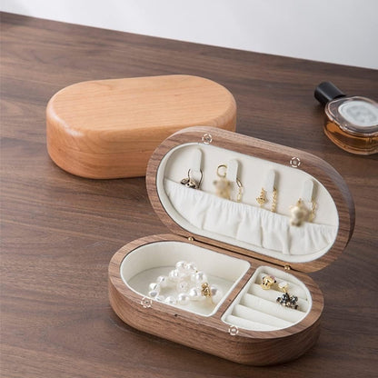 Boîte à Bijoux Voyage Bois - Compacte et Élégante