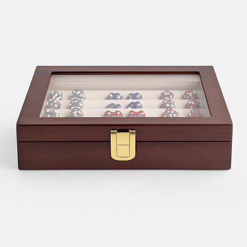 Boîte à Bijoux Bois Verre - Rangement Élégant