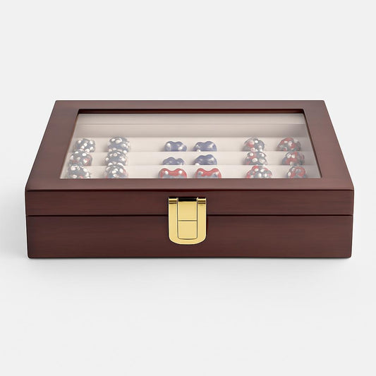 Boîte à Bijoux Bois Verre - Rangement Élégant