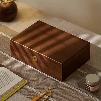 Boîte à Bijoux Sécurisée en Bois à Clé