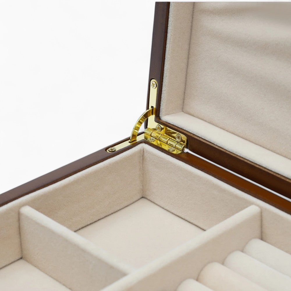 Boîte à Bijoux Bois Tiroirs - Rangement Pratique