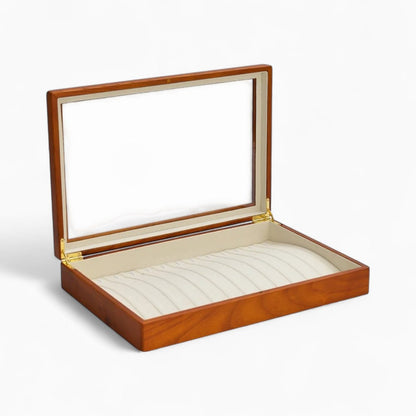 Boîte à Bijoux Bois Vitrine - Rangement Élégant