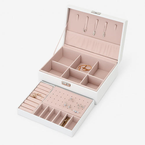 Boîte à Bijoux Cuir - Rangement Pratique et Élégant
