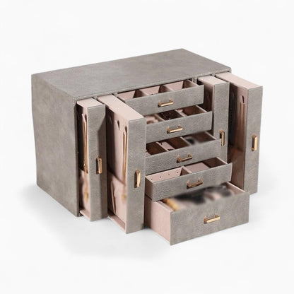 Boîte à Bijoux avec Tiroirs - Grande Capacité