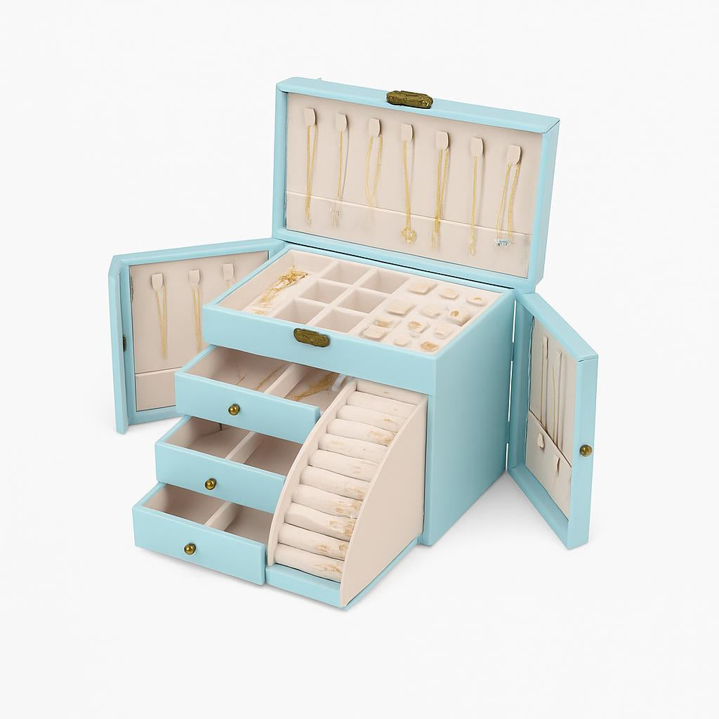 Boîte à Bijoux avec Tiroirs - Rangement Pratique