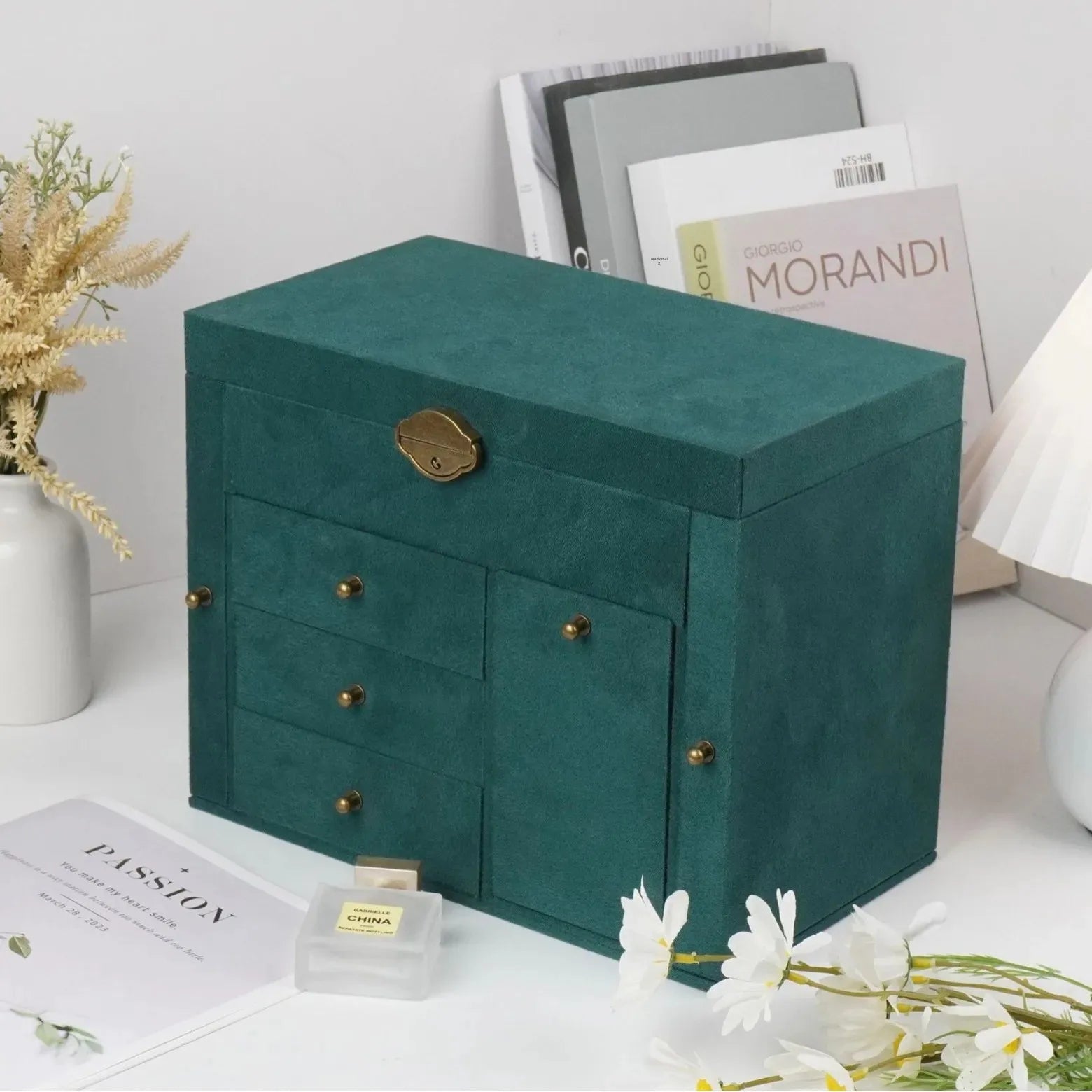Boîte à Bijoux avec Tiroirs - Rangement Pratique