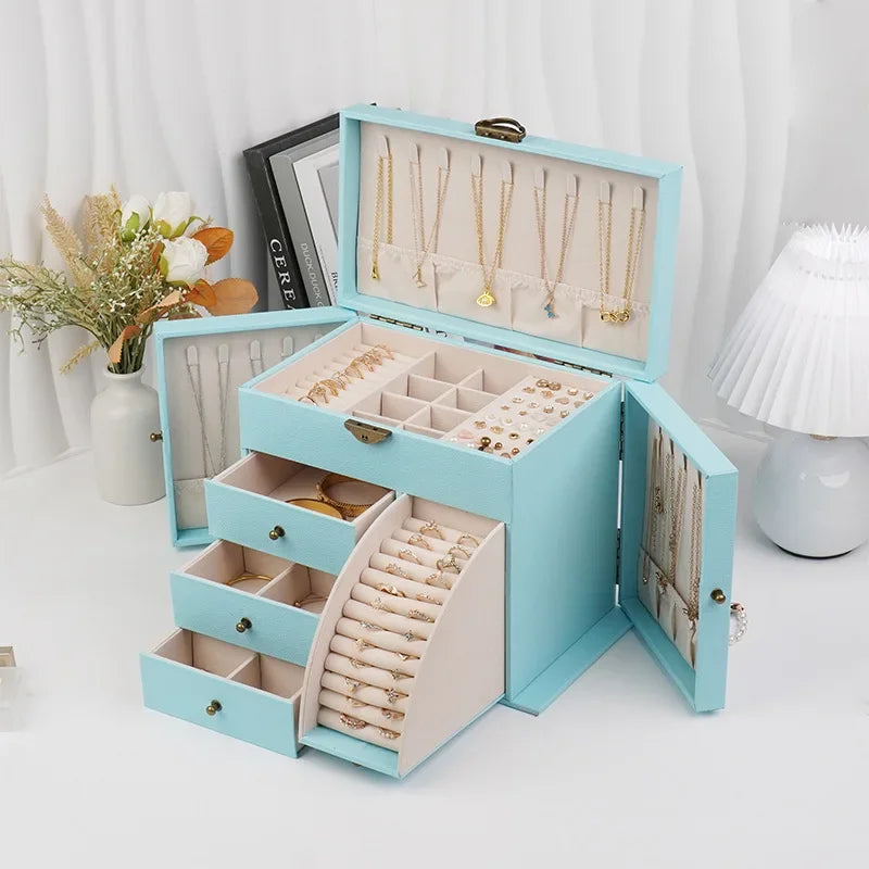Boîte à Bijoux avec Tiroirs - Rangement Pratique