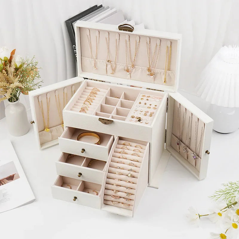 Boîte à Bijoux avec Tiroirs - Rangement Pratique