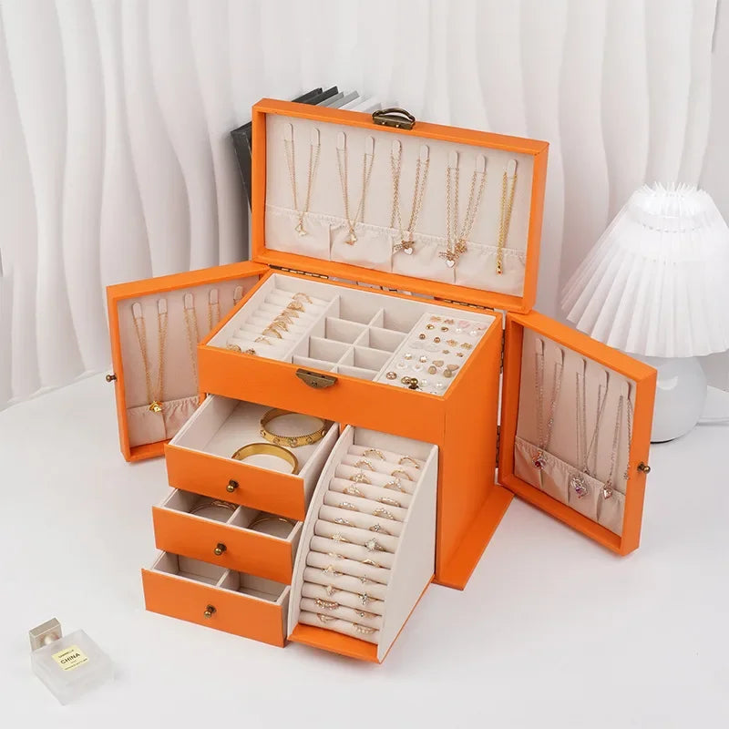 Boîte à Bijoux avec Tiroirs - Rangement Pratique