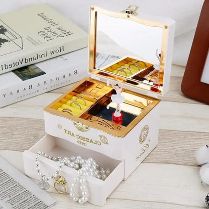 Boîte à Bijoux Musicale Ballerine - Idée Cadeau Enfant