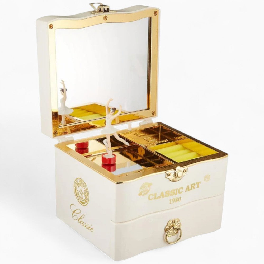 Boîte à Bijoux Musicale Ballerine - Idée Cadeau Enfant