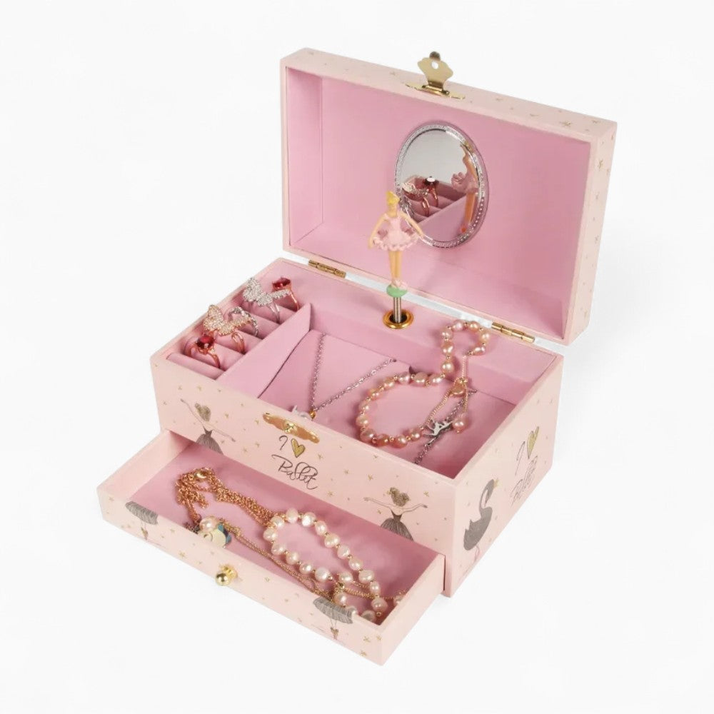 Boîte à Bijoux Musicale Enfant avec Danseuse