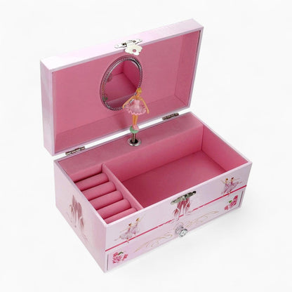 Boîte à Bijoux Musicale avec Tiroir et Danseuse