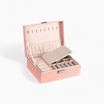 Boîte à Bijoux Cuir - Grand Rangement