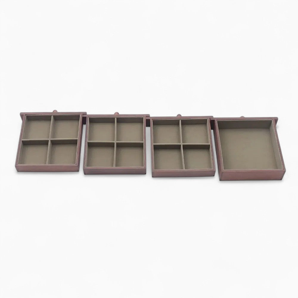 Boîte à Bijoux Vintage Bois - Rangement Pratique