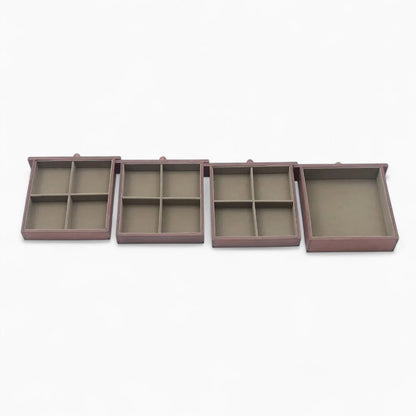 Boîte à Bijoux Vintage Bois - Rangement Pratique